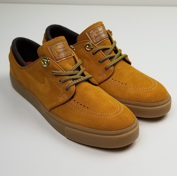 nike sb zoom janoski premium bronze gum light brown shoes